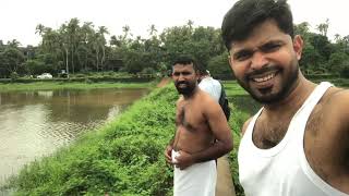 Swimming in kottakal puthoor kulam natural pond in kerala