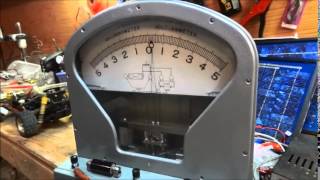 Vintage Welch Galvanometer Volt-Ammeter Model 2692