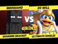 The Grind 184 - Monkaho (Steve) Vs. D3_Will (DeDeDe) Smash Ultimate - SSBU