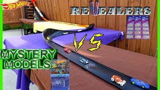 Hot wheels mystery cars vs revealers fat track double half curves tournament race best toys