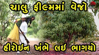 વેજે ચાલુ ફિલ્મમાં હિરોઈનને ઉપાડી | deshi Comedy | Comedy Video | Desi Paghadi