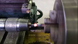 Manual handling friction welding on a lathe - Συγκόλληση με τριβή σε τόρνο με χειροκίνητη καθοδήγηση