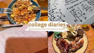 college diaries ep3: productive days, food, fairy tail, start of break