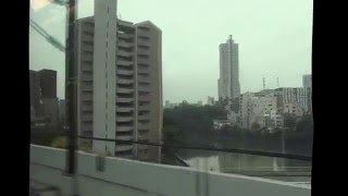 【新幹線】広島駅　南風景　昼景（山口→広島）2015.12.21(superexpress in hiroshima station)