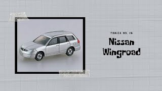 Tomica No. 18 Nissan Wingroad (First Edition Special Color) (トミカ No. 18 日産ウイングロード (初回特別カラー)) #トミカ