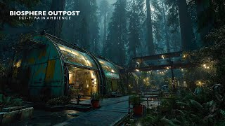 Biosphere Lost: Sci-Fi Rain Ambience for Deep Sleep, Focus & Relaxation [4K]