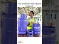 How to check if your cooking gas cylinder is expired