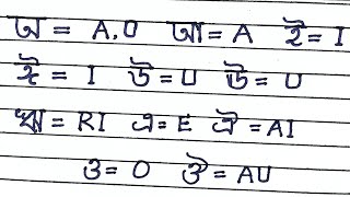 Assamese alphabet with English meaning | অ= O,A  আ=A ই=I | Assamese to English translation