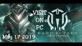 BARO'S VISIT May 17 2019 l WARFRAME l PC