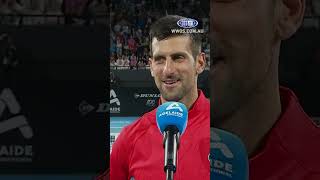 Novak delivers his verdict on cricket! 🏏👀#shorts  Wide World of Sports