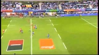 Essai superbe de Pierrick Gunther - Montpellier Toulon Top 14 5eme journée