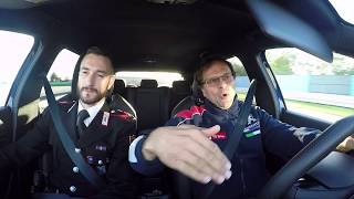 Corsa di guida sicura per i Carabinieri... con la 308 GTi di Peugeot | testMotori360 sicurezza\u0026SPORT