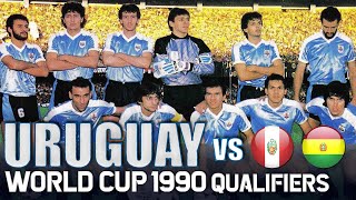 Uruguay World Cup 1990 Qualification All Matches Highlights | Road to Italy