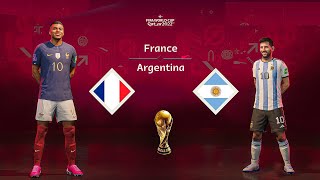 Argentina vs France - World Cup 2022 Final Match | eFootball PES 2023