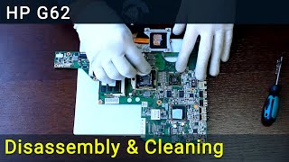 HP G62 Disassembly, Fan Cleaning and Thermal Paste Replacement