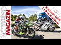 Highspeed-Duell Suzuki Hayabusa vs. Kawasaki Z H2 - Beschleunigung + Topspeed auf deutscher Autobahn