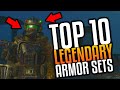 10 Best LEGENDARY ARMOR Sets in Fallout 4 | Fallout Top 10's