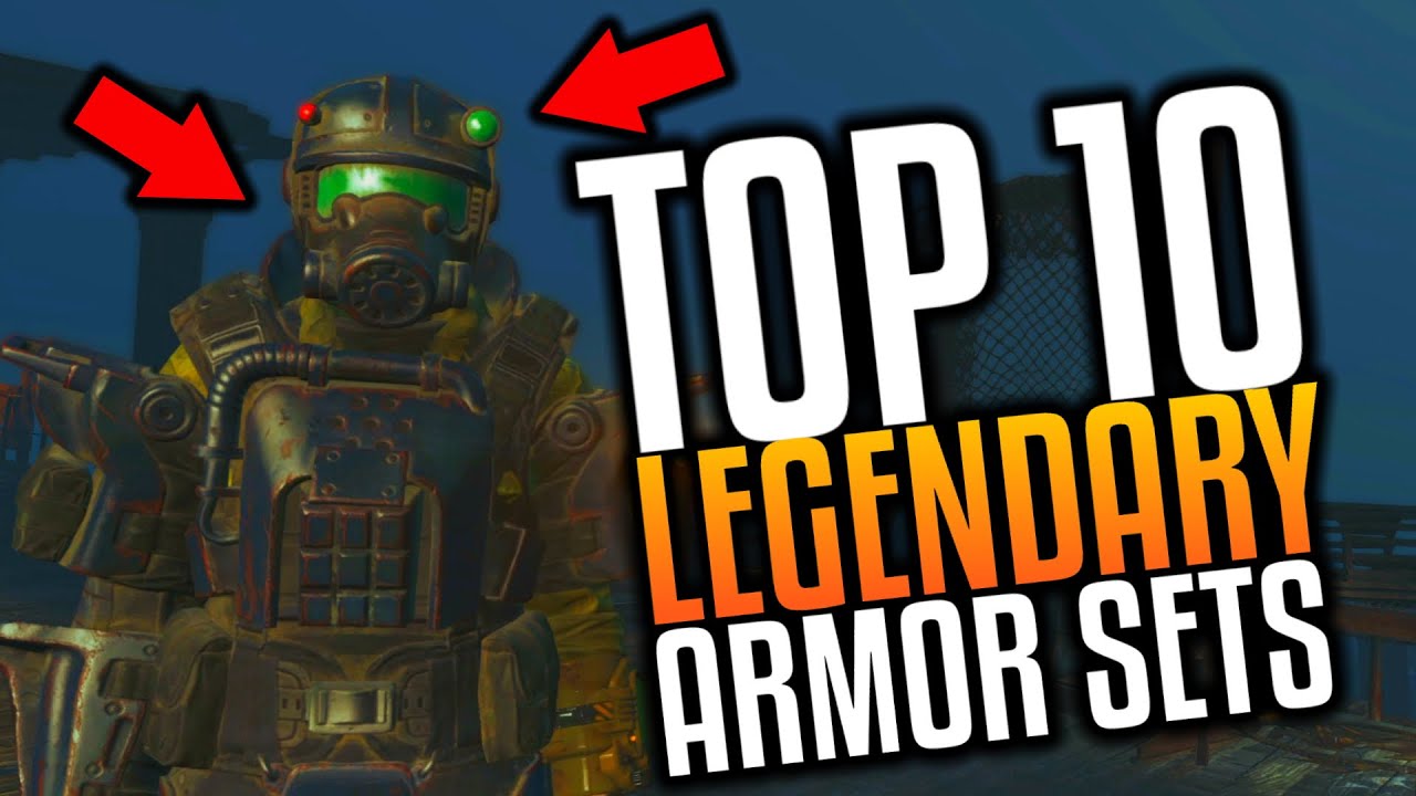 10 Best LEGENDARY ARMOR Sets In Fallout 4 | Fallout Top 10's - YouTube