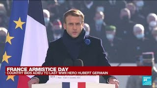 REPLAY: Macron pays tribute to last French Resistance fighter on Armistice Day • FRANCE 24 English