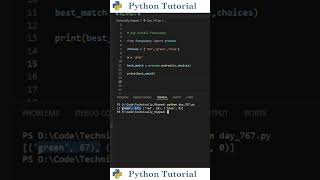 Fuzzy Match From A List In Python | Python Tutorial
