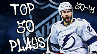 Top 50 NHL Plays Of The Year (50-41) | 2021 Edition