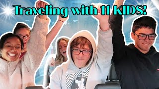 Traveling with 11 KIDS! | Waterpark | Hotel Tour