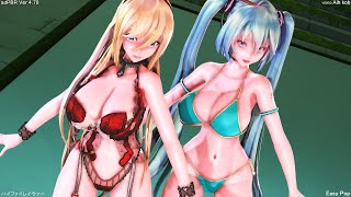 【sdPBR470】Tda式改変大人アペミクさんとTda式バニーガールLilyで「ハイファイレイヴァー」【MMD/4K/60fps】