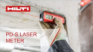 Hilti PD-S laser meter demo