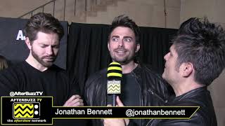 Jonathan Bennett & Jaymes Vaughn on the Red Carpet of the premiere of "AJ & The Queen"