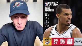 Thunder are in huge trouble - Skip Bayless on SGA & OKC collapse against Wemby & Spurs 103-82 Game 4