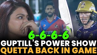 Guptill's Power Show | Quetta Gladiators Back in Game | Quetta vs Karachi | Match 22 | PSL 8 | MI2A