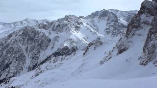 Talgar Pass, near Almaty in Kazakhstan in winter