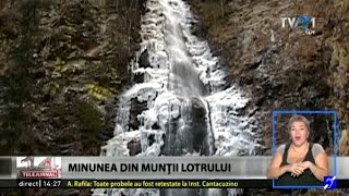 Cascada lui Ciucă - cea mai înaltă din România - un magnet pentru turişti