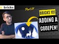 Bricks 101 Part 29 - Adding a Codepen HTML CSS JS and External JS - Bricks Builder - BricksBuilder