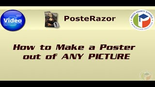 Posterazor Tutorial:  How to create a poster from ANY image file.