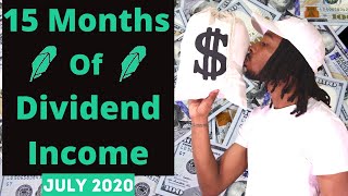Over $250 Dollars Made In Dividend Income In 15 Months - July 2020