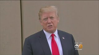 President Reviews Border Wall Prototypes Then Attends Fundraiser In LA Area