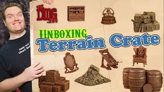 Terrain Crate Dungeon Depths Unboxing and Paint Experiments