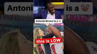 Tom Brady attacked by the coward Antonio Brown #shorts