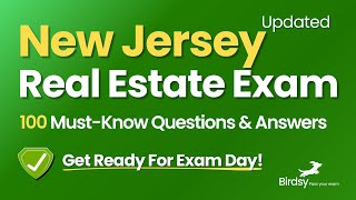 ✅ Pass Your New Jersey Real Estate Exam with This 100-Question Review!