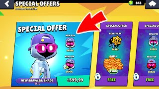 SHADE NEW BRAWLER IS HERE!!!🔥 LEGENDARY FREE GIFTS!!! 😱BRAWL STARS UPDATE REWARDS!!