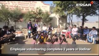 Volunteering activities at Vadinar completes 2 yrs