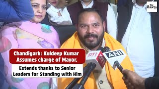 Kuldeep Kumar assumes charge of Mayor, extends thanks to senior leaders for standing with him