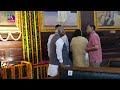 floral tribute to pandit motilal nehru on his birth anniversary in the central hall of parliament