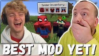 BEST MOD YET! TommyInnit Minecraft's Superhero Mod is actually funny. (REACTION!) w/ Wilbur & Philza