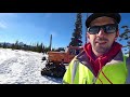 Epic Snocat Recovery!  Stuck for a month and half!