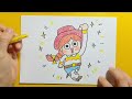 畫畫教學｜玩具總動員翠絲｜ how to draw toy story jessie