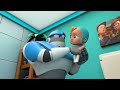 the biggest rainbow block tower robot cartoons for kids fun videos for families arpo