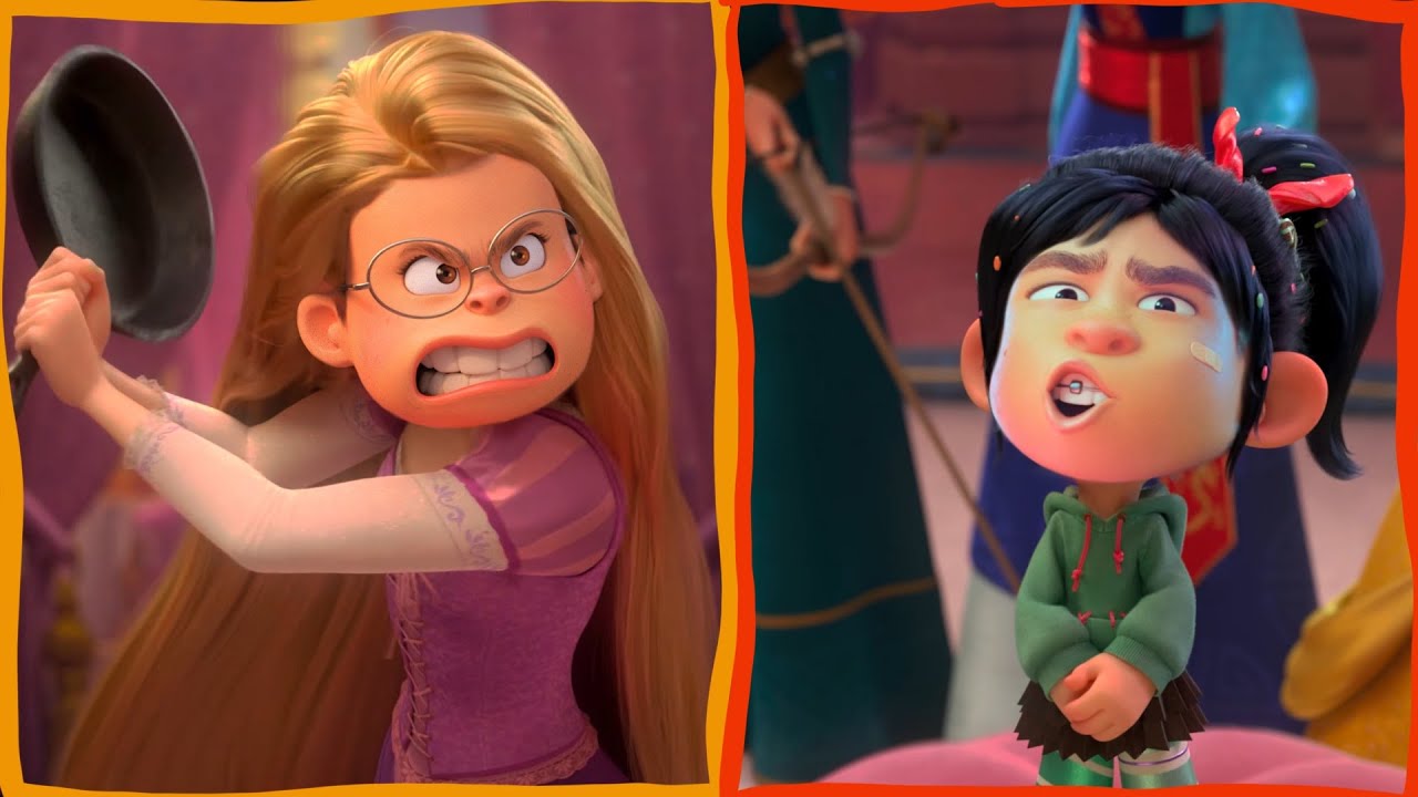 Turning Red Funny Face Swaps #3, Vs Disney Princess Mixed Faces - YouTube