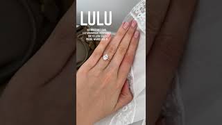 Lulu 9x7mm/2.10ct Oval 18kt Yellow Gold Engagement Ring by Lily Arkwright